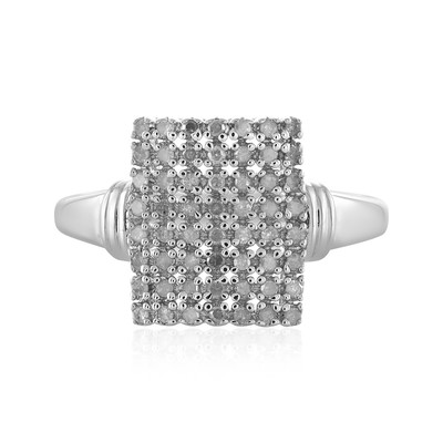 Anello in argento con Diamante I3 (I)