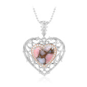 Collana in argento con Opale Mosaico Rosa (Dallas Prince Designs)