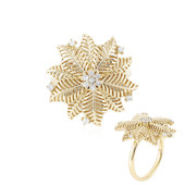 Anello in oro con Diamante I1 (I)  (Ornaments by de Melo)