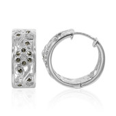 Orecchini in argento con Diamante I2 (J) (Annette classic)