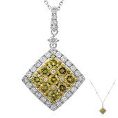 Collana in oro con Diamante Verde SI1 (CIRARI)