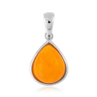 Ciondolo in argento con Opale Arancione d'Etiopia