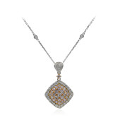 Collana in oro con Diamante Rosa I1 (CIRARI)