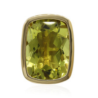 Ciondolo in argento con Quarzo Ouro Verde