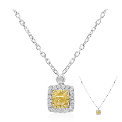 Collana in oro con Diamante Giallo SI (CIRARI)