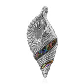 Ciondolo in argento con Conchiglia Abalone (Art of Nature)