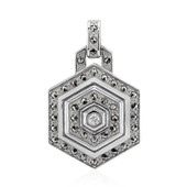 Ciondolo in argento con Diamante I2 (J) (Annette classic)