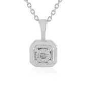 Collana in argento con Diamante I2 (J)