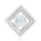 Ciondolo in argento con Topazio Blu Cielo (MONOSONO COLLECTION)