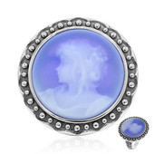 Anello in argento con Agata Blue Lace