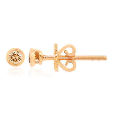 Orecchini in oro con Diamante Rose de France SI1 di Argyle (Annette)