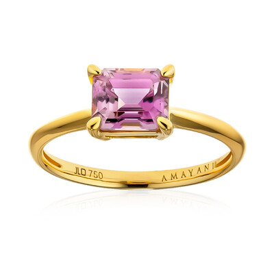 Anello in oro con Diasporo Rosa (AMAYANI)