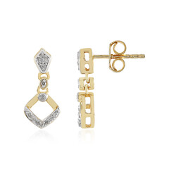 Orecchini in argento con Diamante I2 (I)