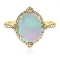 Anello in oro con Opale di Welo AAA