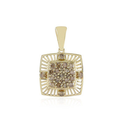 Ciondolo in oro con Diamante Champagne I2 (Ornaments by de Melo)