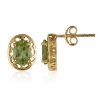 Orecchini in argento con Peridoto