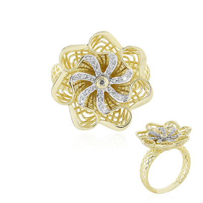 Anello in oro con Diamante I1 (I)  (Ornaments by de Melo)