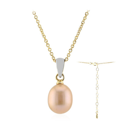 Collana in argento con Perla d'Acqua Dolce Pesca