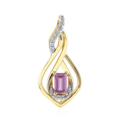 Ciondolo in oro con Zaffiro Rosa del Madagascar (Rifkind 1894 Collection)