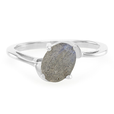 Anello in argento con Labradorite