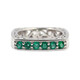 Anello in argento con Smeraldo Zambia (Dallas Prince Designs)