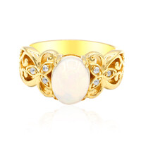 Anello in argento con Opale di Welo