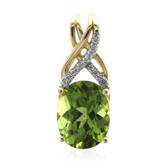 Ciondolo in oro con Peridoto Wagogo
