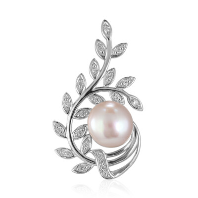 Ciondolo in argento con Perla di Acqua Dolce (TPC)