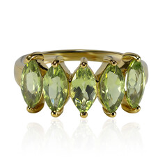 Anello in argento con Peridoto