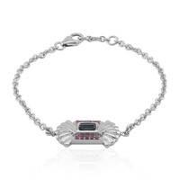 Bracciale in argento con Topazio Blu Londra (Remy Rotenier)