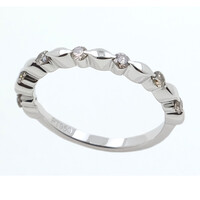 Anello in platino con Diamante Cioccolato SI2