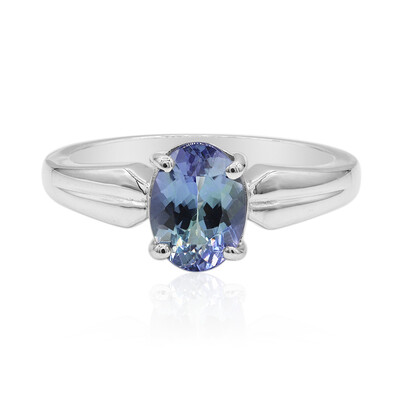 Anello in argento con Tanzanite (non riscaldata)