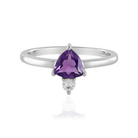 Anello in argento con Ametista Siberiana