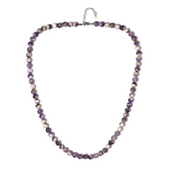 Collana in argento con Ametista Chevron
