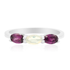 Anello in argento con Rodolite