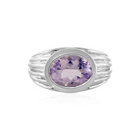 Anello in argento con Quarzo Lavanda