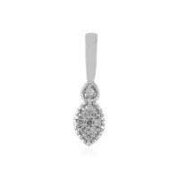 Ciondolo in argento con Diamante I1 (I)