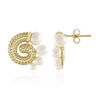 Orecchini in oro con Perla d'Acqua Dolce Bianca (Ornaments by de Melo)