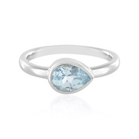 Anello in argento con Topazio Blu Cielo
