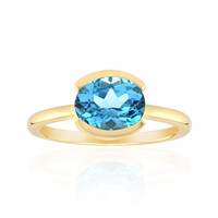 Anello in oro con Topazio Marambaia