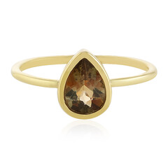 Anello in oro con Andalusite