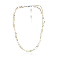 Collana in argento con Perla Keshi (TPC)