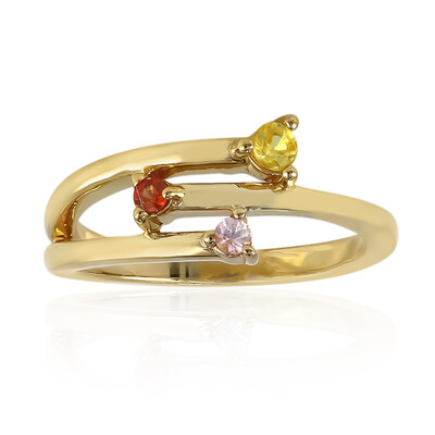 Anello in argento con Zaffiro Giallo