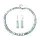Parure in argento con Acquamarina Brasiliana