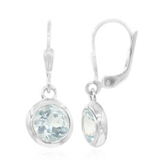 Orecchini in argento con Topazio Blu Cielo