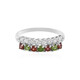 Anello in argento con ZirconeVerde