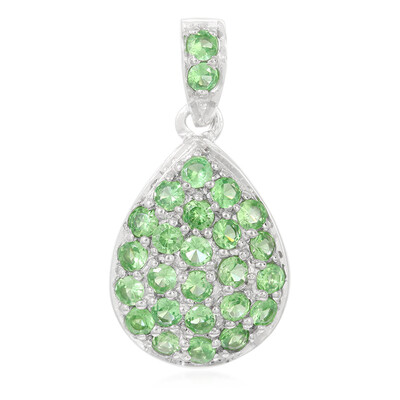 Ciondolo in argento con Tsavorite