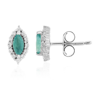 Orecchini in argento con Grandidierite
