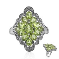 Anello in argento con Peridoto