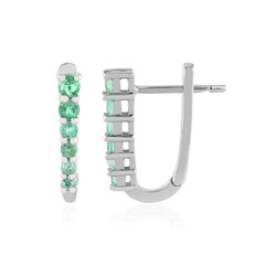 Orecchini in argento con Smeraldo Russo